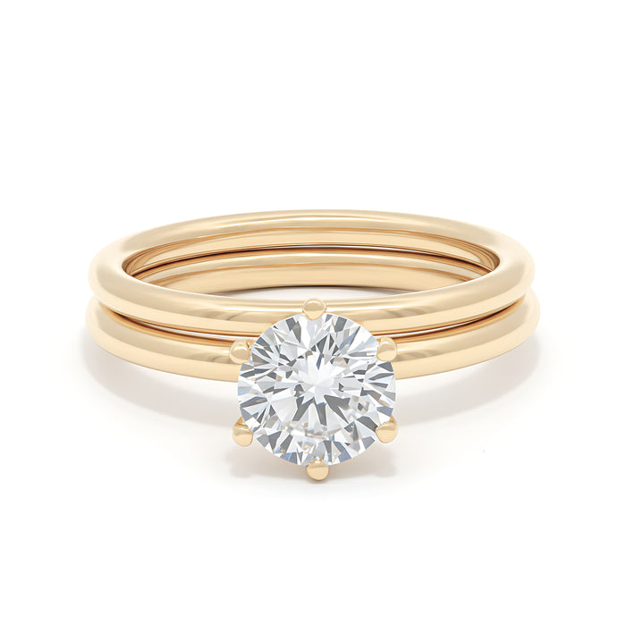 The Classic Solitaire, Round Band - Lab-Grown Diamond