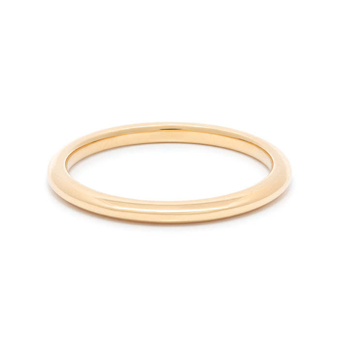 The Classic Solitaire, Domed Band - Lab-Grown Diamond