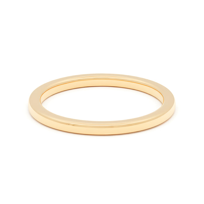 The Classic Solitaire, Rounded Square Band - Lab-Grown Diamond
